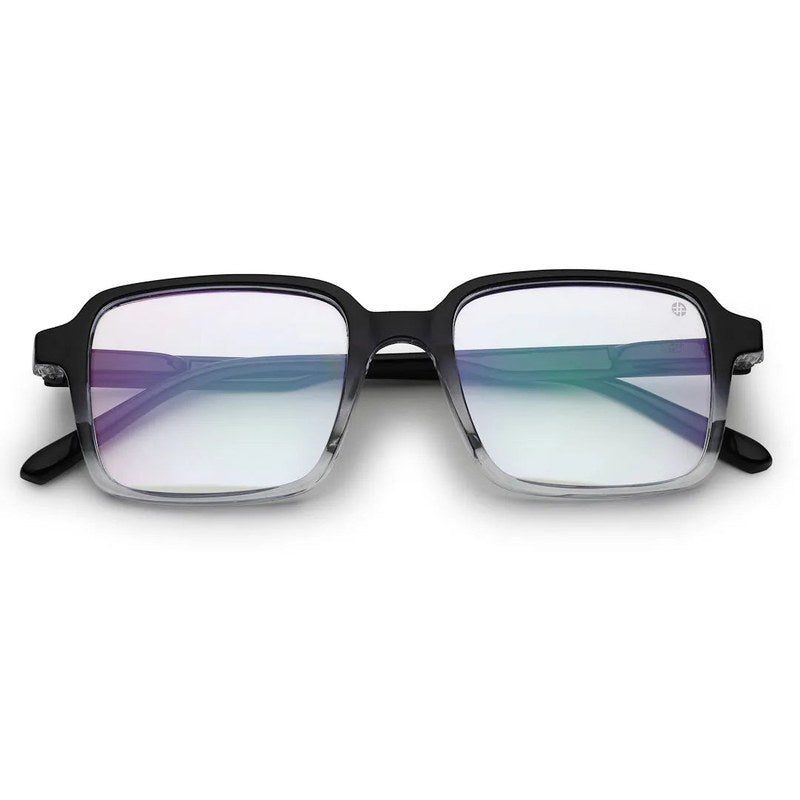 Enigma Gradient Black Medium Full Rim Square Computer Glasses for Men & Women — Hashtag Eyewears