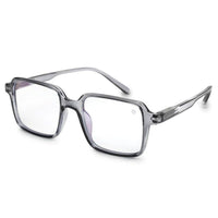 Enigma Smoke Medium Full Rim Square Computer Glasses for Men & Women — Hashtag Eyewears