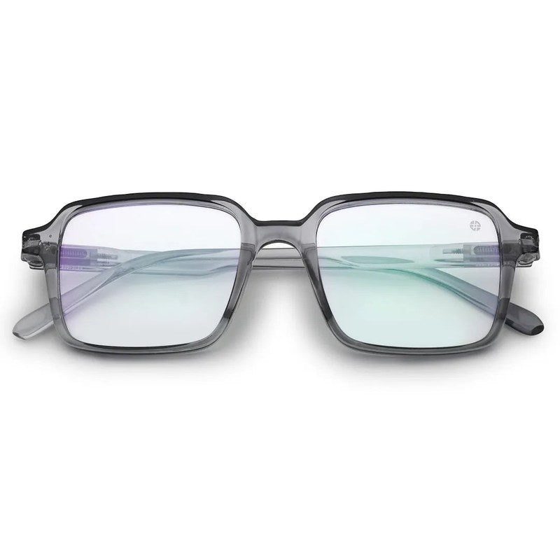 Enigma Smoke Medium Full Rim Square Computer Glasses for Men & Women — Hashtag Eyewears