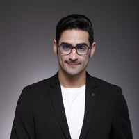 Enigma Smoke Medium Full Rim Square Computer Glasses for Men & Women — Hashtag Eyewears
