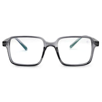 Enigma Smoke Medium Full Rim Square Computer Glasses for Men & Women — Hashtag Eyewears
