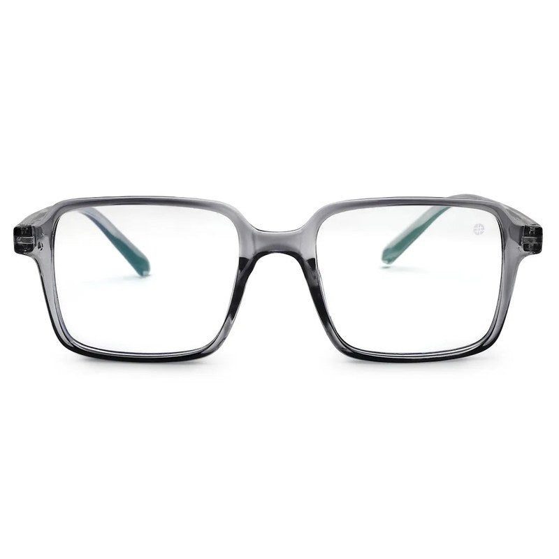 Enigma Smoke Medium Full Rim Square Computer Glasses for Men & Women — Hashtag Eyewears