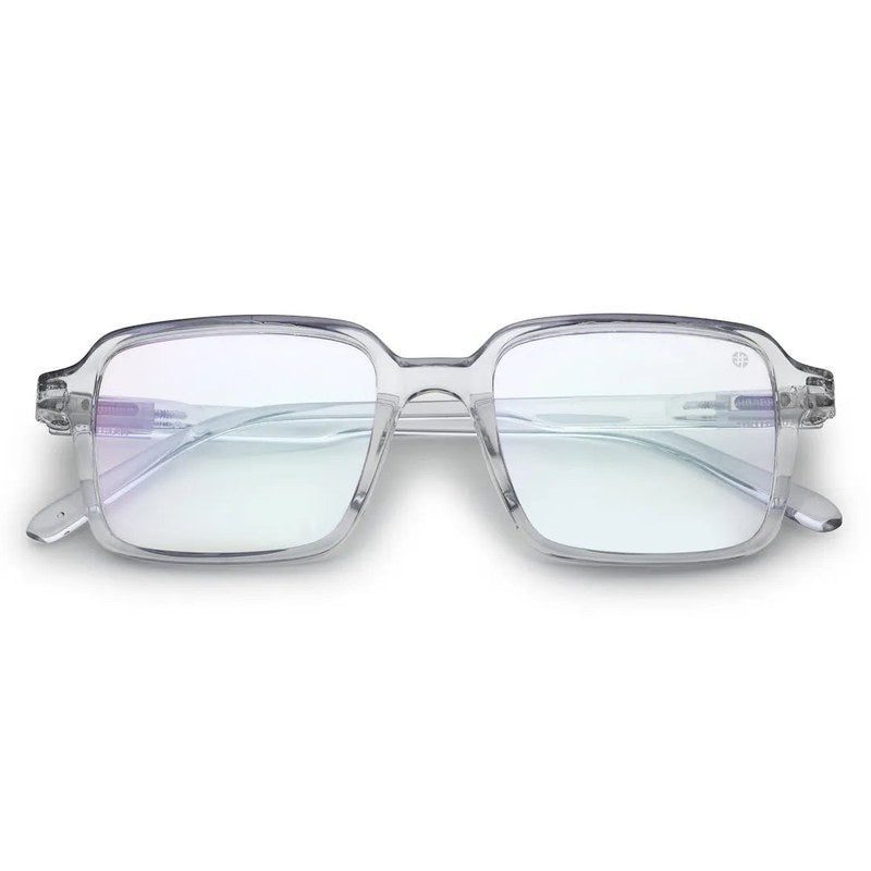 Enigma Transparent Medium Full Rim Square Computer Glasses for Men & Women — Hashtag Eyewears
