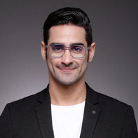 Enigma Transparent Medium Full Rim Square Computer Glasses for Men & Women — Hashtag Eyewears