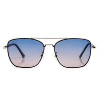 Enira Gradient Blue Pink Large Full Rim RECTANGLE Sunglasses for Men & Women — Hashtag Eyewears