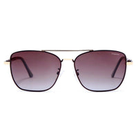 Enira Gradient Brown Large Full Rim RECTANGLE Sunglasses for Men & Women — Hashtag Eyewears