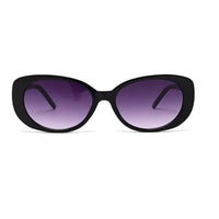 Evira | Black Large Full Rim Cateye Sunglasses for Women [UV-protected]
