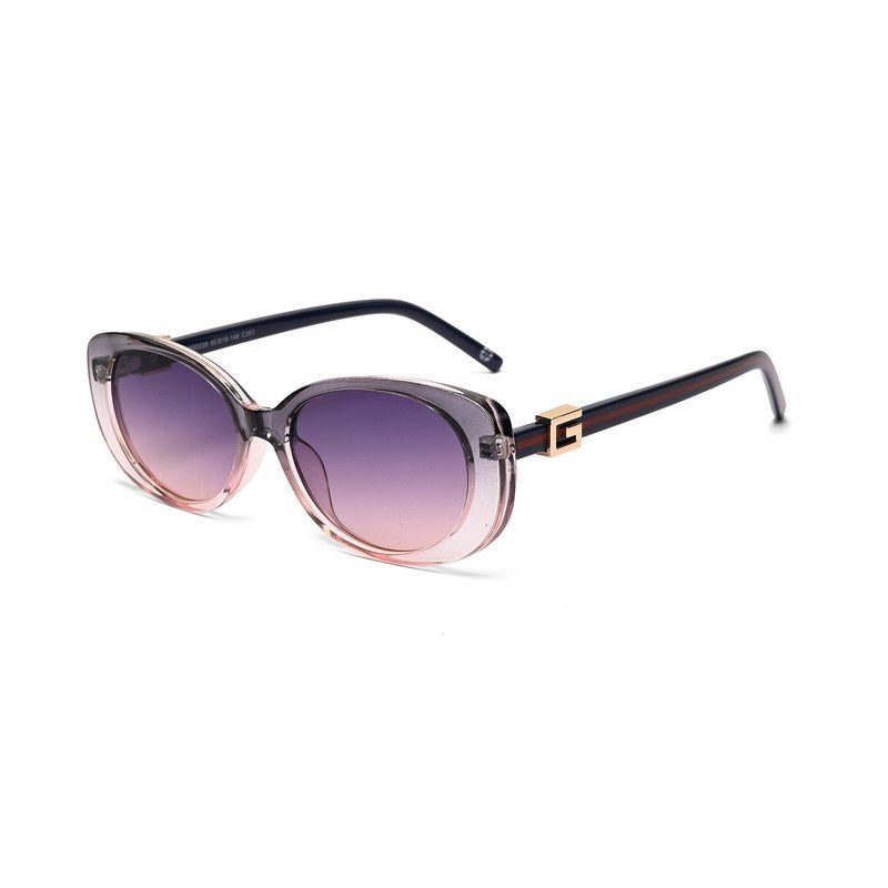 Evira Transparent Gradient Grey Large Full Rim Cateye Sunglasses for Women — Hashtag Eyewears