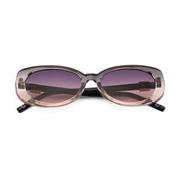 Evira Transparent Gradient Grey Large Full Rim Cateye Sunglasses for Women — Hashtag Eyewears