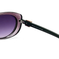 Evira | Transparent Gradient Purple Large Full Rim Cateye Sunglasses for Women [UV-protected]