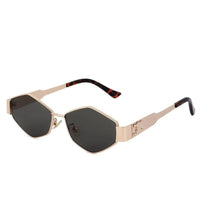 Exarion Green Large Full Rim Diamond Sunglasses for Women — Hashtag Eyewears
