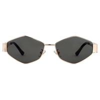 Exarion Green Large Full Rim Diamond Sunglasses for Women — Hashtag Eyewears
