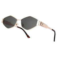 Exarion Green Large Full Rim Diamond Sunglasses for Women — Hashtag Eyewears