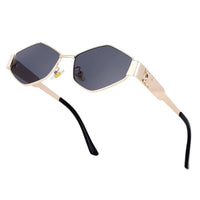 Exarion Grey Large Full Rim Diamond Sunglasses for Women — Hashtag Eyewears