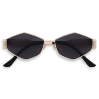 Exarion Grey Large Full Rim Diamond Sunglasses for Women — Hashtag Eyewears