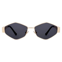 Exarion Grey Large Full Rim Diamond Sunglasses for Women — Hashtag Eyewears