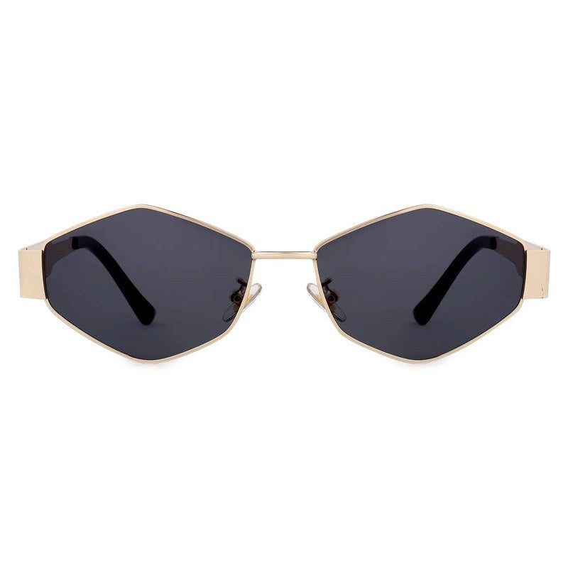 Exarion Grey Large Full Rim Diamond Sunglasses for Women — Hashtag Eyewears