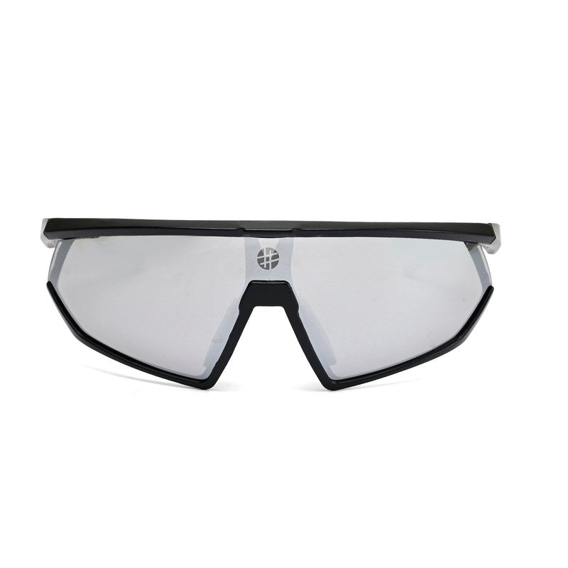 Faelon Grey Medium Full Rim Shield Sports Sunglasses for Men & Women — Hashtag Eyewears