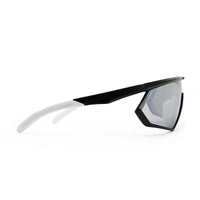 Faelon | Grey Medium Full Rim Shield Sports Sunglasses for Men & Women [UV-protected]
