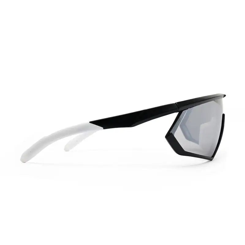 Faelon | Grey Medium Full Rim Shield Sports Sunglasses for Men & Women [UV-protected]