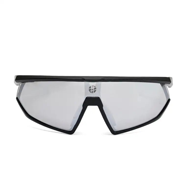 Faelon | Grey Medium Full Rim Shield Sports Sunglasses for Men & Women [UV-protected]