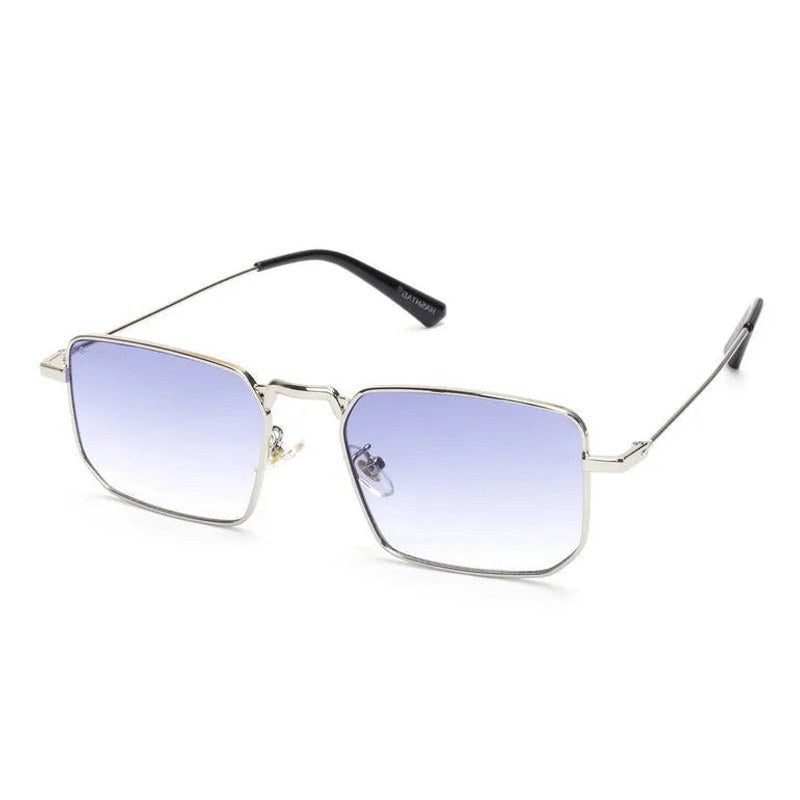 Feryn Gradient Blue Full Rim Lock Side Sunglasses Men & Women for Medium — Hashtag Eyewears