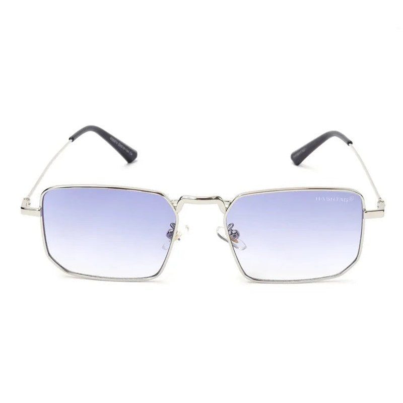 Feryn Gradient Blue Full Rim Lock Side Sunglasses Men & Women for Medium — Hashtag Eyewears