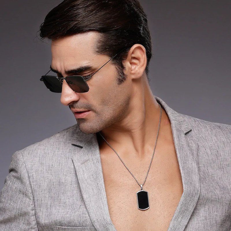 Feryn Grey Medium Full Rim Rectangle Sunglasses for Men & Women — Hashtag Eyewears