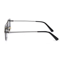 Feryn Grey Medium Full Rim Rectangle Sunglasses for Men & Women — Hashtag Eyewears