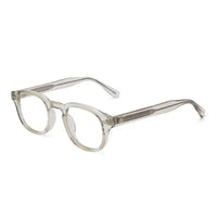 FlexiTint | Transparent Light Green Medium Full Rim Square Computer Glasses for Men & Women [Photochromic]