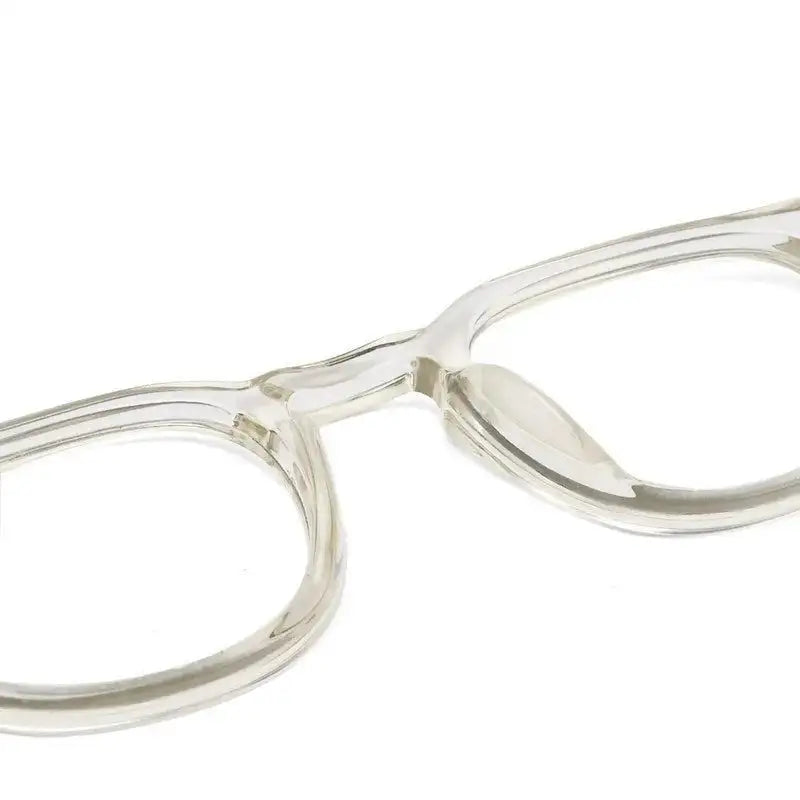 FlexiTint | Transparent Light Green Medium Full Rim Square Computer Glasses for Men & Women [Photochromic]