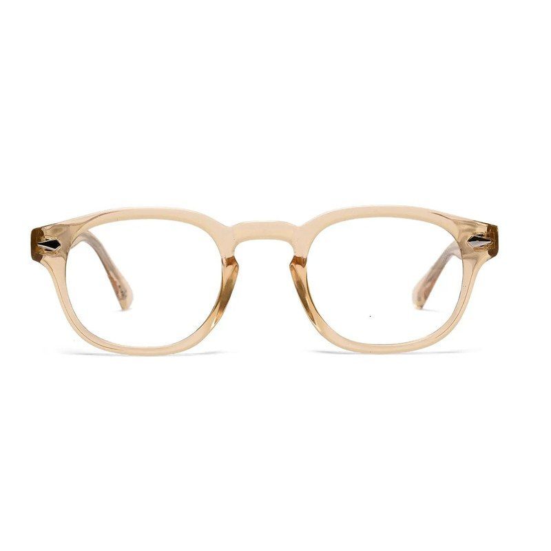 FlexiTint Transparent Orange Medium Full Rim Square Computer Glasses for Men & Women — Hashtag Eyewears