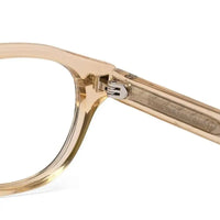 FlexiTint | Transparent Orange Medium Full Rim Square Computer Glasses for Men & Women [Photochromic]