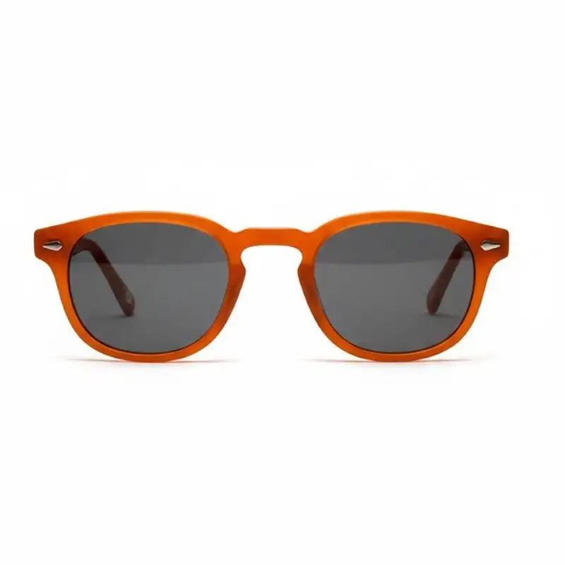 FlexiTint | Transparent Orange Medium Full Rim Square Computer Glasses for Men & Women [Photochromic]