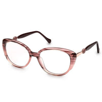 Fluxion Light Reddish Brown Medium Full Rim Cat Eye with Spring Hinges Eyeglasses for Women — Hashtag Eyewears