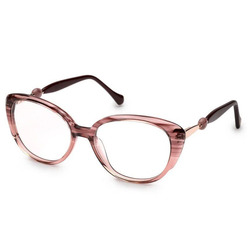 Fluxion Light Reddish Brown Medium Full Rim Cat Eye with Spring Hinges Eyeglasses for Women — Hashtag Eyewears