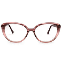 Fluxion Light Reddish Brown Medium Full Rim Cat Eye with Spring Hinges Eyeglasses for Women — Hashtag Eyewears
