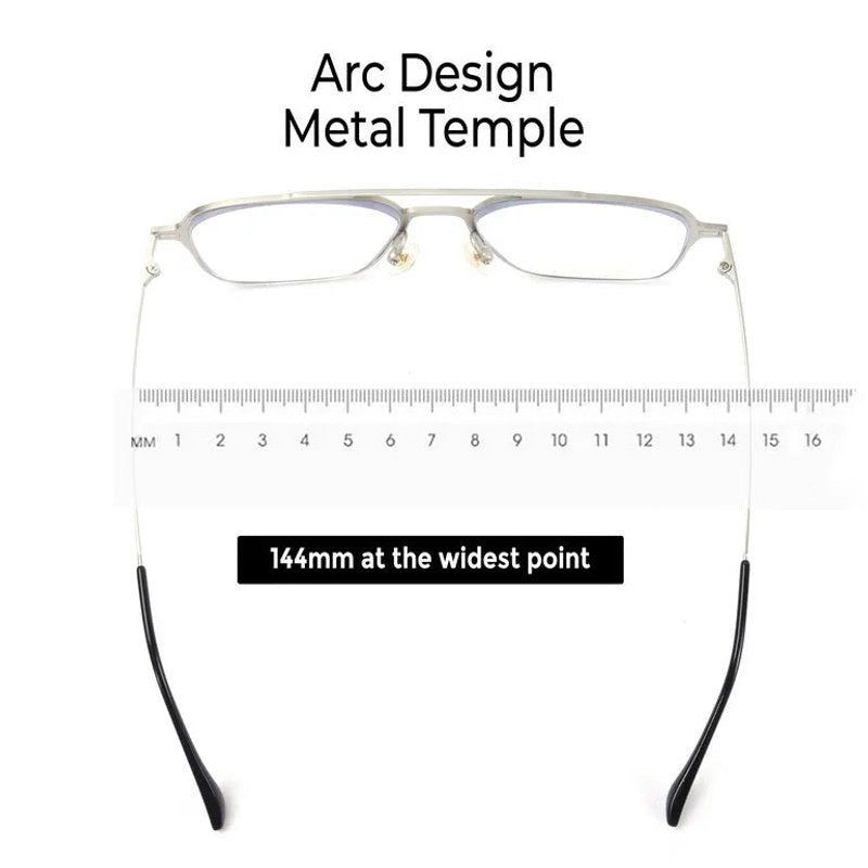 Fluxon | Grey Large Full Rim Square Clip-on for Men & Women [Clip-on]