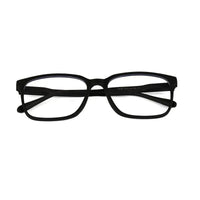 Focusly | Black Medium Full Rim RECTANGLE Computer Glasses for Men & Women [Blue Block]