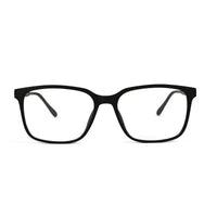 Focusly | Black Medium Full Rim RECTANGLE Computer Glasses for Men & Women [Blue Block]