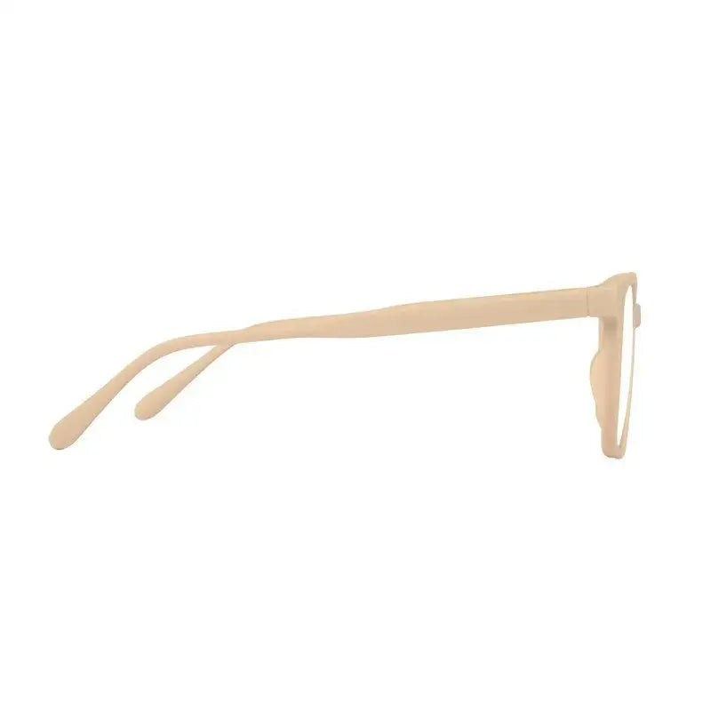 Focusly | Cream Medium Full Rim RECTANGLE Computer Glasses for Men & Women [Blue Block]