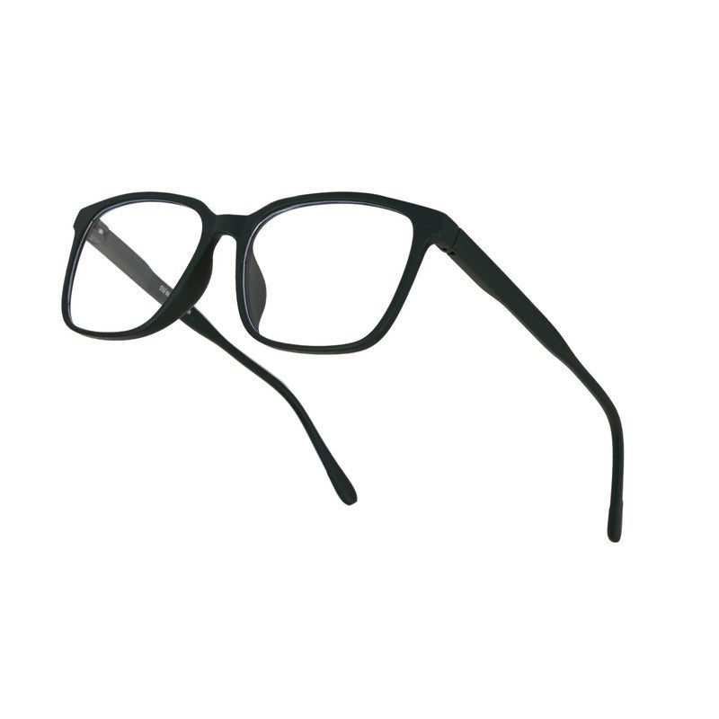 Focusly Green Medium Full Rim RECTANGLE Computer Glasses for Men & Women — Hashtag Eyewears