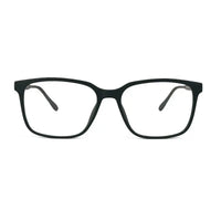 Focusly | Green Medium Full Rim RECTANGLE Computer Glasses for Men & Women [Blue Block]