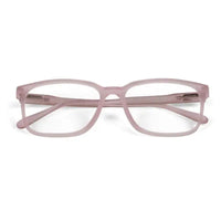 Focusly | Transparent Baby Pink Medium Full Rim RECTANGLE Computer Glasses for Men & Women [Blue Block]
