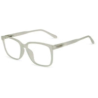 Focusly | Transparent Light Green Medium Full Rim RECTANGLE Computer Glasses for Men & Women [Blue Block]