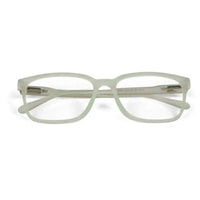 Focusly | Transparent Light Green Medium Full Rim RECTANGLE Computer Glasses for Men & Women [Blue Block]