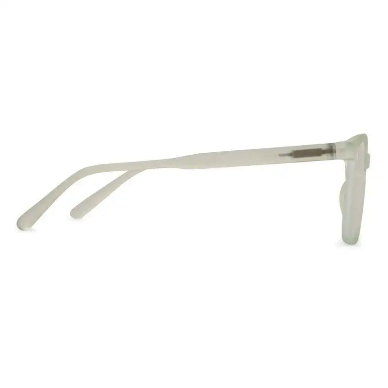 Focusly | Transparent Light Green Medium Full Rim RECTANGLE Computer Glasses for Men & Women [Blue Block]
