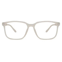 Focusly | Transparent Medium Full Rim RECTANGLE Computer Glasses for Men & Women [Blue Block]