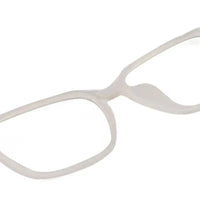 Focusly | Transparent Medium Full Rim RECTANGLE Computer Glasses for Men & Women [Blue Block]