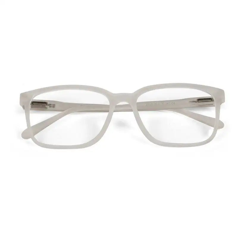 Focusly | Transparent Medium Full Rim RECTANGLE Computer Glasses for Men & Women [Blue Block]